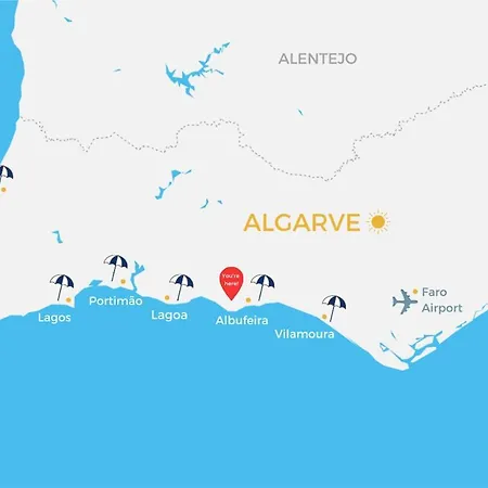 Апартаменты Albufeira Sunny Days | Pool View Family Apartment *